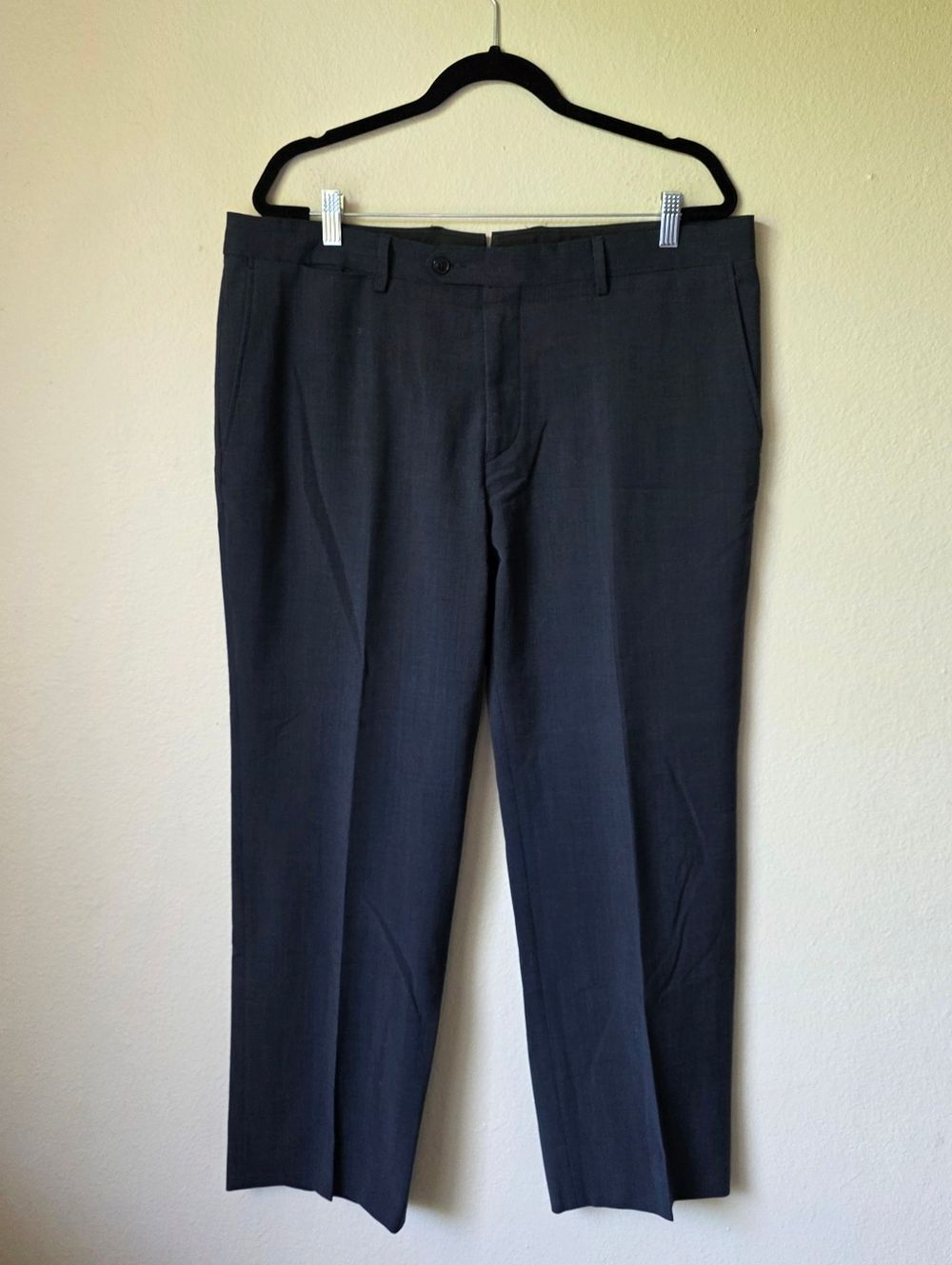 Authentic Gianni Versace Dark Blue Mens Slacks Dress Pants Size 56